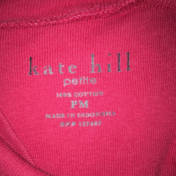 Turtle Neck Long Sleeve Red Shirt - Picture 5 of 5